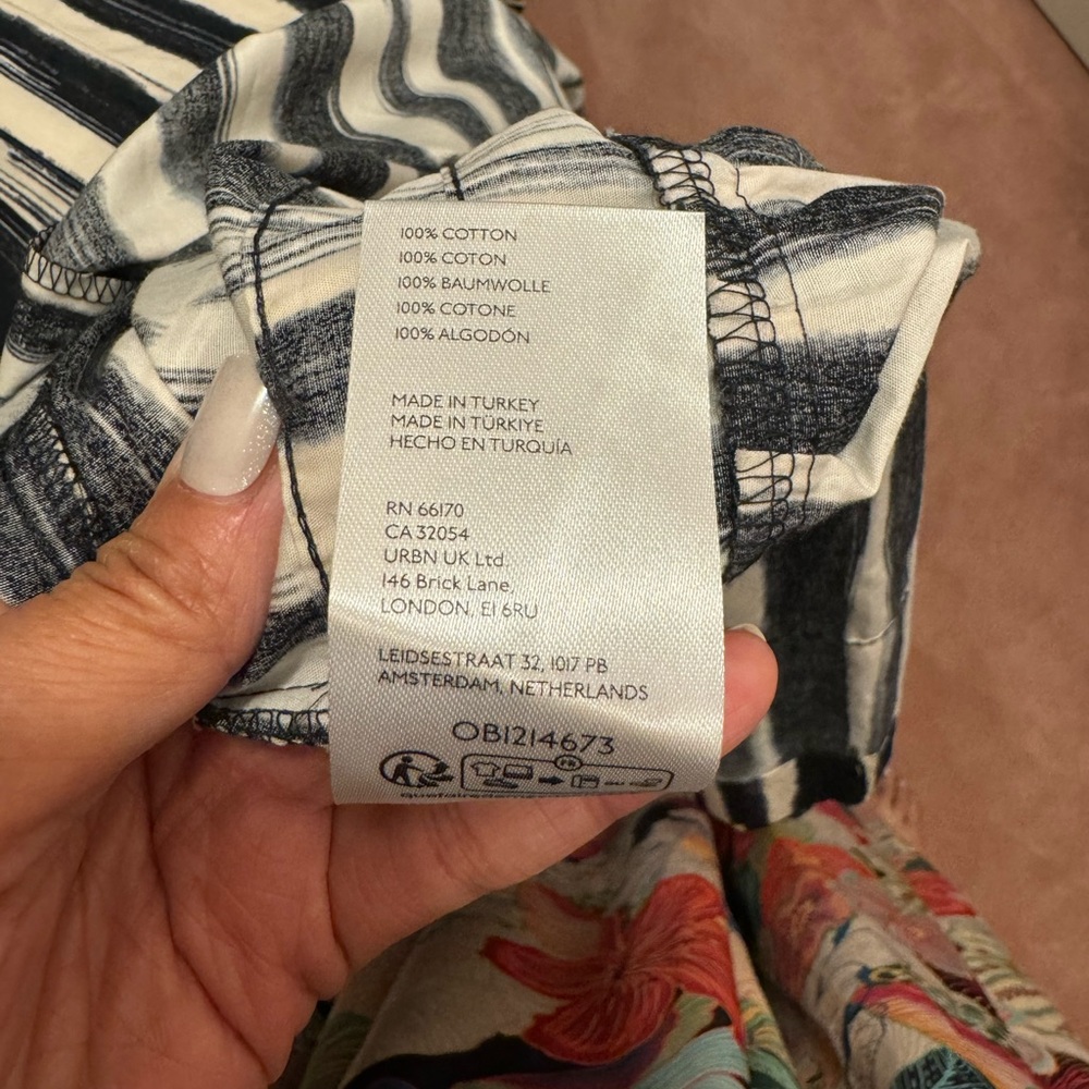 Anthropologie Black and White Striped Maxi Dress - Picture 6 of 6